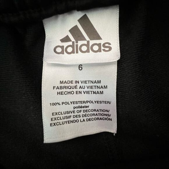 ADIDAS GIRLS TWO PIECE -FULL ZIP JACKET/PANTS SIZE 6 MINT - Picture 6 of 6